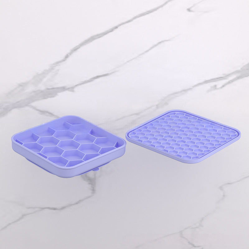 3-in-1 Honeycomb Slow Feeder & Lick Mat