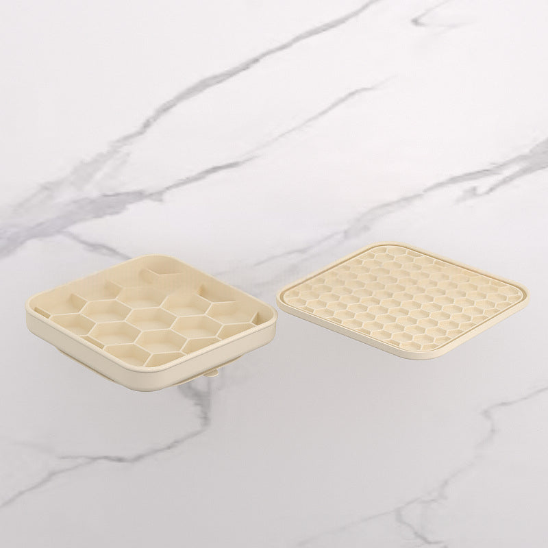 3-in-1 Honeycomb Slow Feeder & Lick Mat