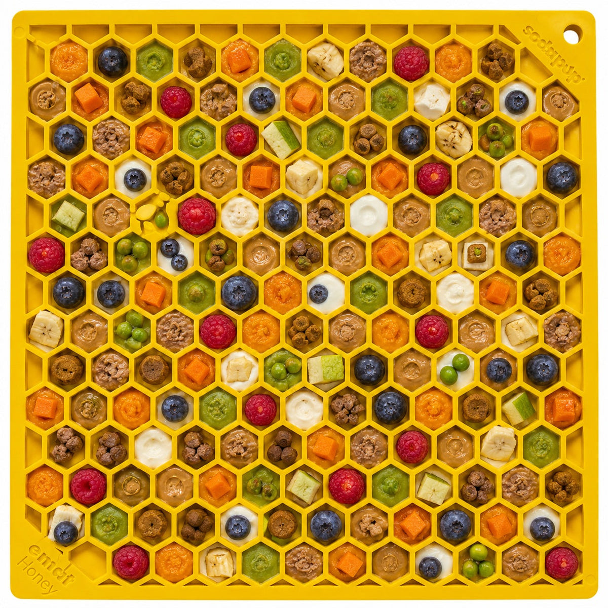 SodaPup Honeycomb eMat Lick Mat for Dogs & Cats – USA Made